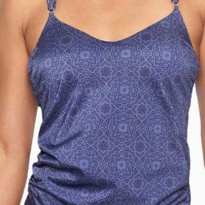 Athleta Aqualuxe Blousy Tankini Top Size XXS 2XS